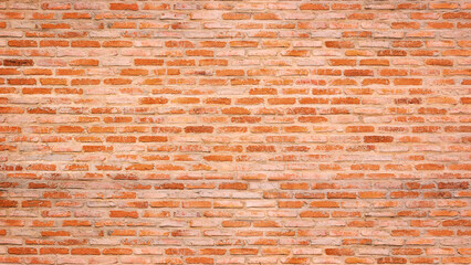 Naklejka premium Close-up photos of old red brick texture details background. Paint brickwork wall and copy space.