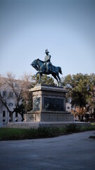 Rome, Italy, equestrian monument to Carlo Alberto 