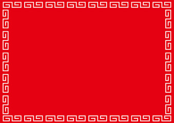 中国の雷紋のフレーム