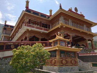 A monastery in Arunachal Pradesh, India within Himalayan Range