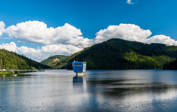 Sance dam on Ostravice river in Czech republic