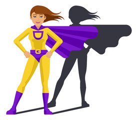 Super Hero Woman Character Cartoon