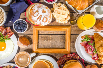 Fathers day Brunch background