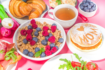 Mothers day Brunch background