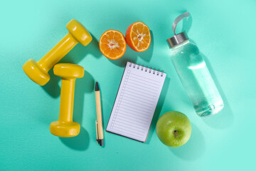 Spring, summer season slimming concept