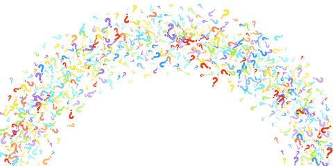 Fototapeta premium Question marks Quiz doubt survey faq public poll.