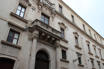 Obraz premium crociferi convent in catania in sicily (italy)