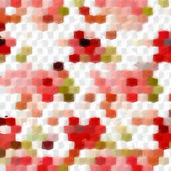 Colorful abstract mosaic with a rough texture background. Colored square pattern background. Picture for creative wallpaper or design art work. Backdrop have copy space for text.