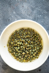capers marinated for sauce fresh healthy meal food snack diet on the table copy space food background rustic top view
