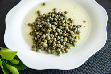 capers marinated for sauce fresh healthy meal food snack diet on the table copy space food background rustic top view