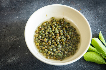 capers marinated for sauce fresh healthy meal food snack diet on the table copy space food background rustic top view