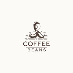 Coffee grain logo - vector illustration, suitable for your design need, logo, illustration, animation, etc.

