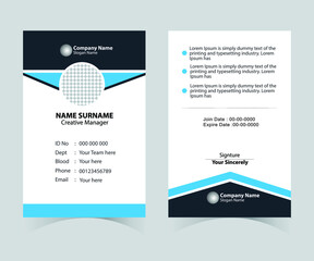 modarn business id card design