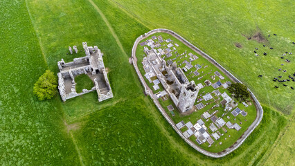 Aerail of Slane Abbey Ruins 3