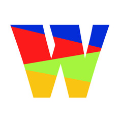 Colorful letter W
graphic, illustration, button, web, white background, icon, texture, background