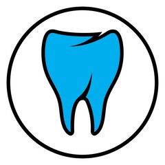 tooth care logo design vector