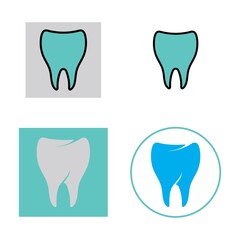 tooth care logo design vector