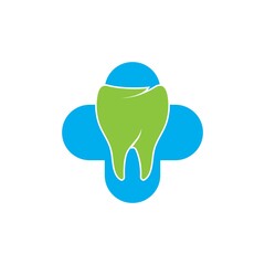 tooth care logo design vector
