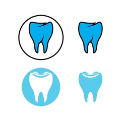 tooth care logo design vector
