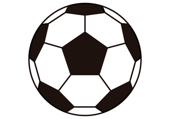 Balón de fútbol en fondo blanco.  © Gabrieuskal