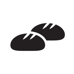 Bun , Bakery solid icon.