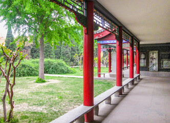 Landscape photography of ancient Chinese architecture   