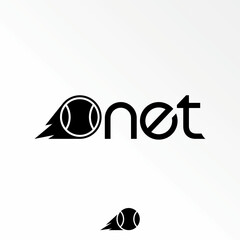 Unique and simple tennis ball in speed or move image graphic icon logo design abstract concept vector stock. Can be used as a symbol of sport or fast