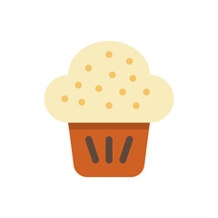 Cupcake , Bakery flat icon.