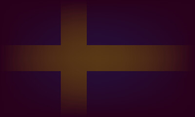 Obraz na płótnie Canvas Sweden flag dark background. Sweden national flag Vector illustration EPS 10