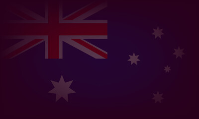 Australia flag dark background. Australia national flag Vector illustration EPS 10