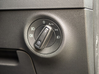 typical standard Light Cluster switch to set up auto runnng light in car vehicle