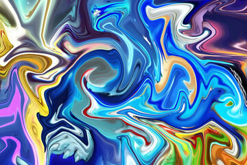 Obraz premium Abstract Background Vivid liquify Texture colorful wallpaper Premium Photo