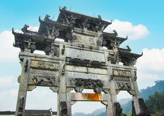 Scenery of Hongcun, Huangshan City, Anhui Province, China   
