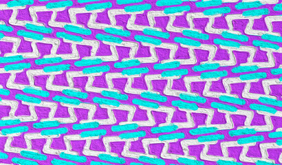 digital paint art of colorful paper-mache style abstract background colorful strips with paper rough texture