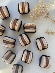 macaroons on a plate