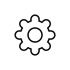 settings new icon simple vector