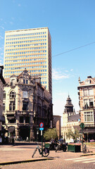 Obraz premium Brussels/Bruxelles, capital of Belgium, monuments and street life