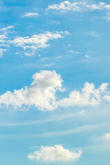 Naklejka na ściany i meble blue sky and white clouds or cloudscape.