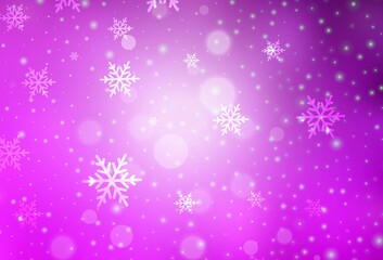 Light Purple vector template in carnival style.