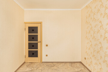 empty modern room with door