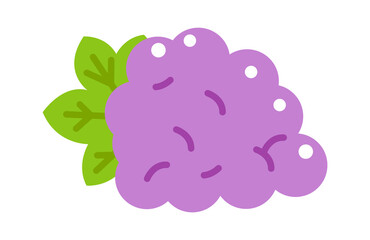 Mulberry fruit icon. Vector illustration