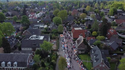 Netherlands - 27 april 2022, Blaricum: Flea market on Kingsday