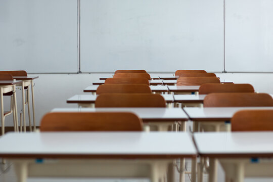 empty university classroom without student. University Classroom background.  Stock Photo | Adobe Stock