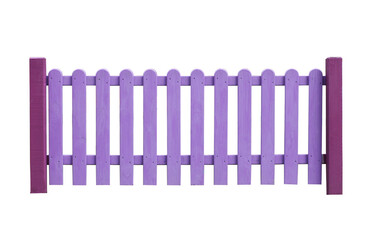 Violet wooden fence