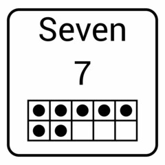 ten frame representation of the number