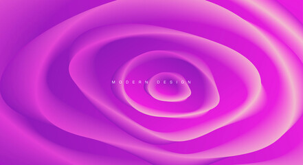 Abstract background with fluid rounded shapes creating soft 3d texture, water circles