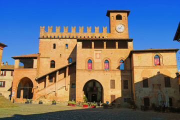 Podesta's Palace,Castell'Arquato, Italy