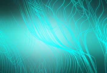 Light Green vector abstract bright pattern.