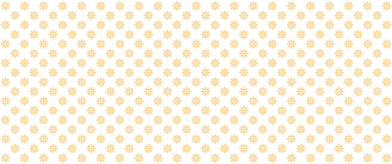 illustration of vector background with yellow colored flower pattern	