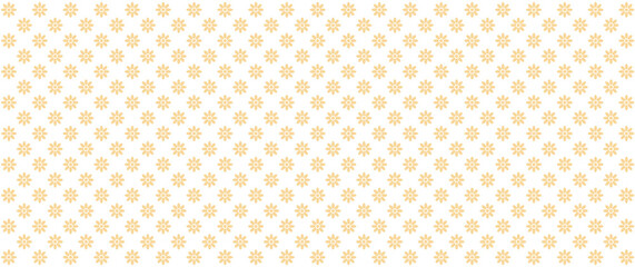 illustration of vector background with yellow colored flower pattern	
